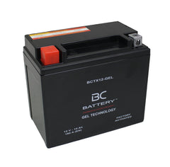 BCTX12-GEL| Batteria Moto al GEL,YTX12-BS, 12V, 10Ah, CCA: 180Amp,150x87x130mm - BC Battery Italian Official Website