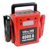 K4000 - Démarreur d'urgence pour moto/voiture/camion 12/24V