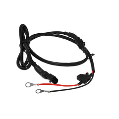 Cavo batteria con Occhielli Specifici per Batteria Auto - Diam. 8,5 MM, Lungh. 200 CM per caricabatteria BC - BC Battery Controller