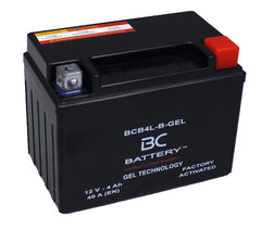 BCTX4L-GEL| Batteria Moto al GEL,YTX4L-BS, 12V, 3 Ah, CCA: 50Amp, 113x70x85mm - BC Battery Italian Official Website
