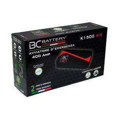 Jumpstarter K1500 AIR - Démarreur d'urgence Moto/Scooter/Machine